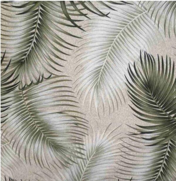 Hawaiian bark cloth with palm leaf design