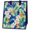 large insulated bag with Tropical motif