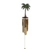 palm tree and bamboo wind chime
