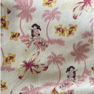 Hula Girls Denim fabric