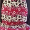 PInk and black hibiscus car seat covers
