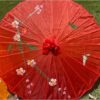 chinese umbrella red