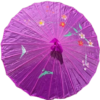 purple chinese umbrella