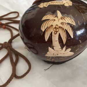 Carved Coconut Purse