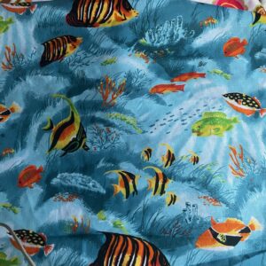 colorful under the sea baby blanket
