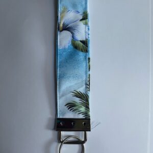 Lanyard blue hibiscus micofiber