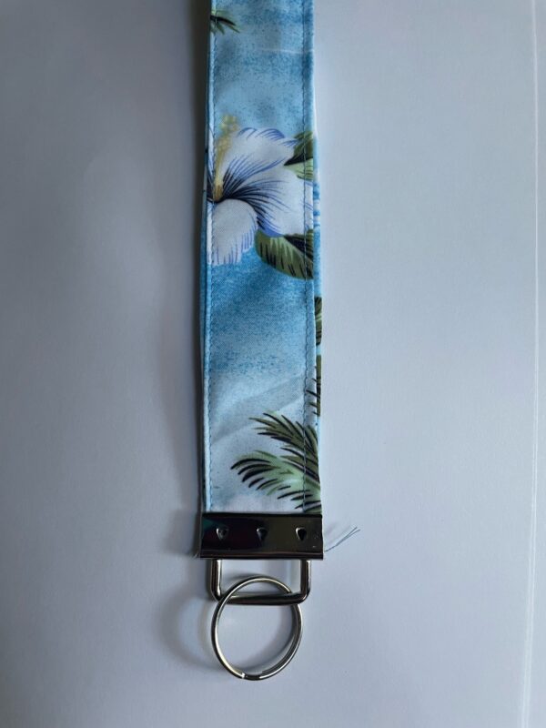 Lanyard blue hibiscus micofiber
