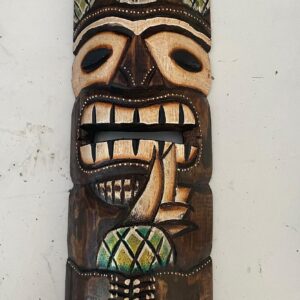 Tiki Mask with pineapple design