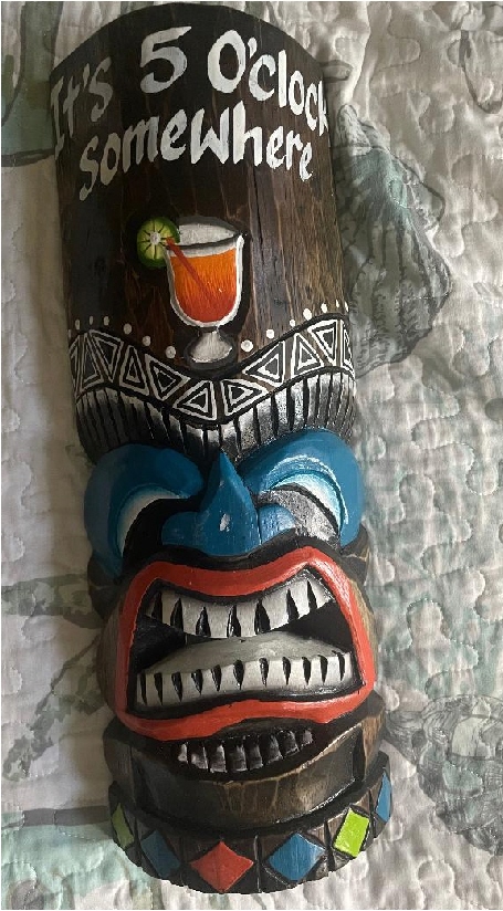 Tiki Mask its 5 o'clock somewhre